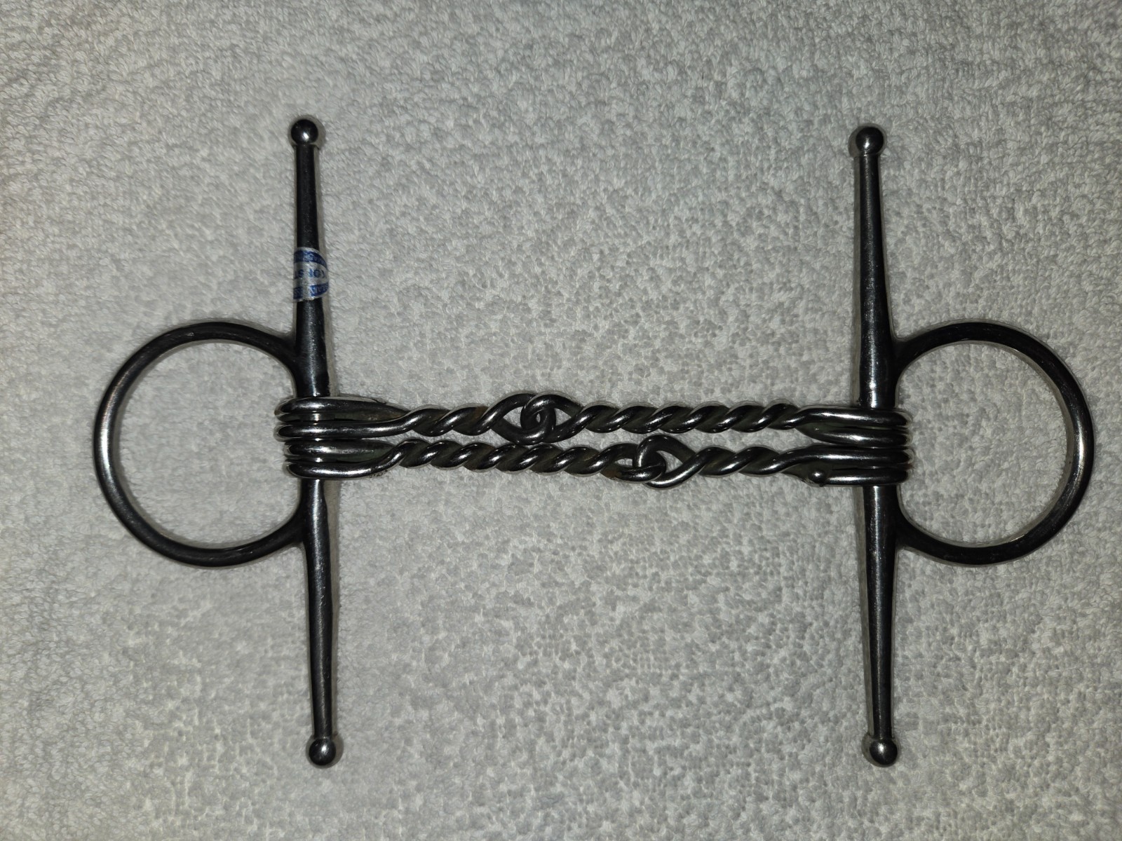 Korsteel Stainless Steel Double Twisted Wire Full Cheek Snaffle