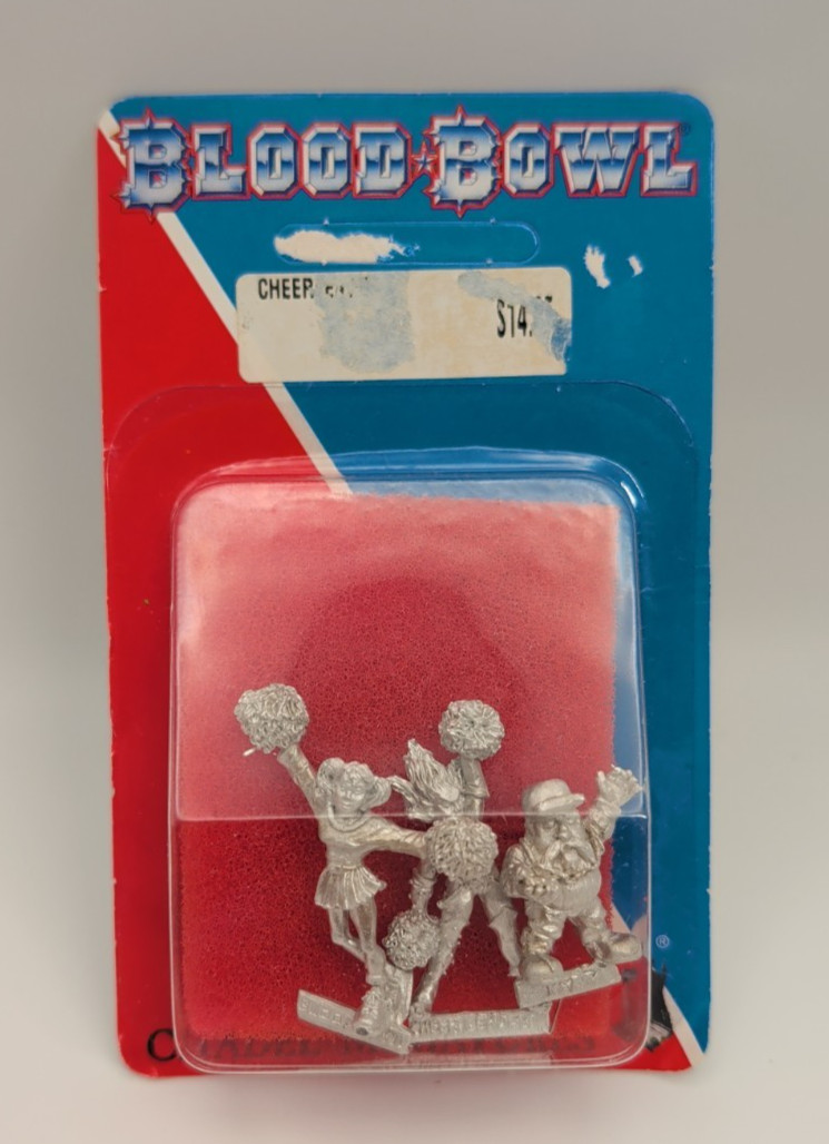 Blood Bowl Cheerleaders NIB Citadel Miniatures #369990 Games Workshop OOP