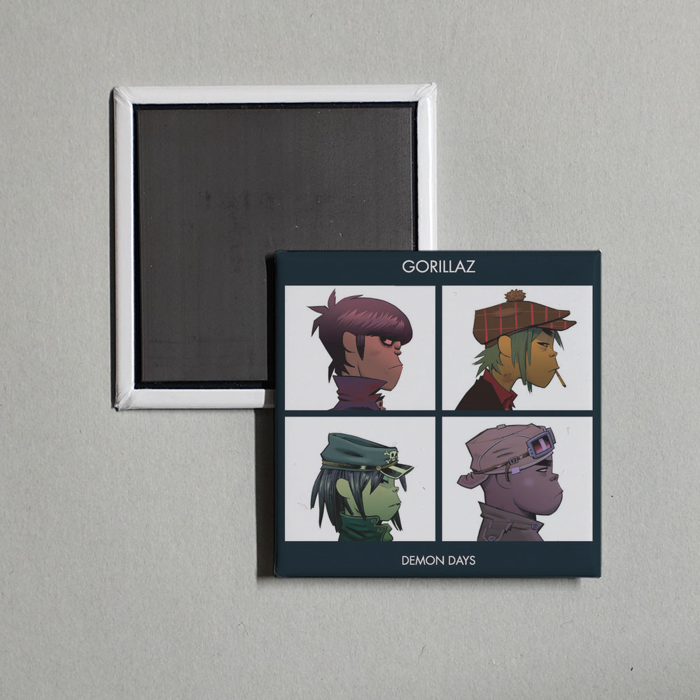 Gorillaz - Demon Days Album Cover Locker Fridge Magnet