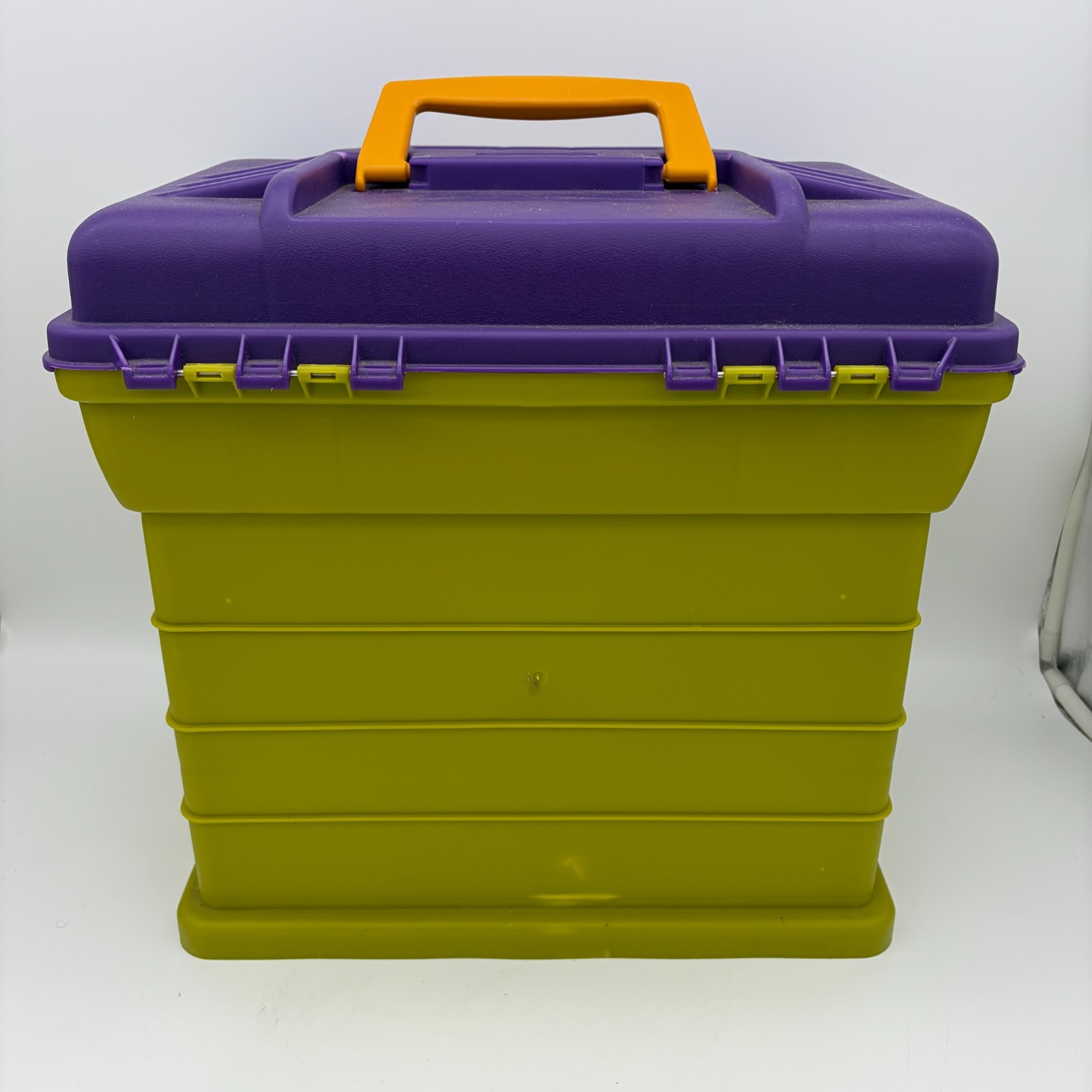 Creative Plano 1373 Multi-Tier Craft Scrapbook Storage Organizer 3 Clear Cases