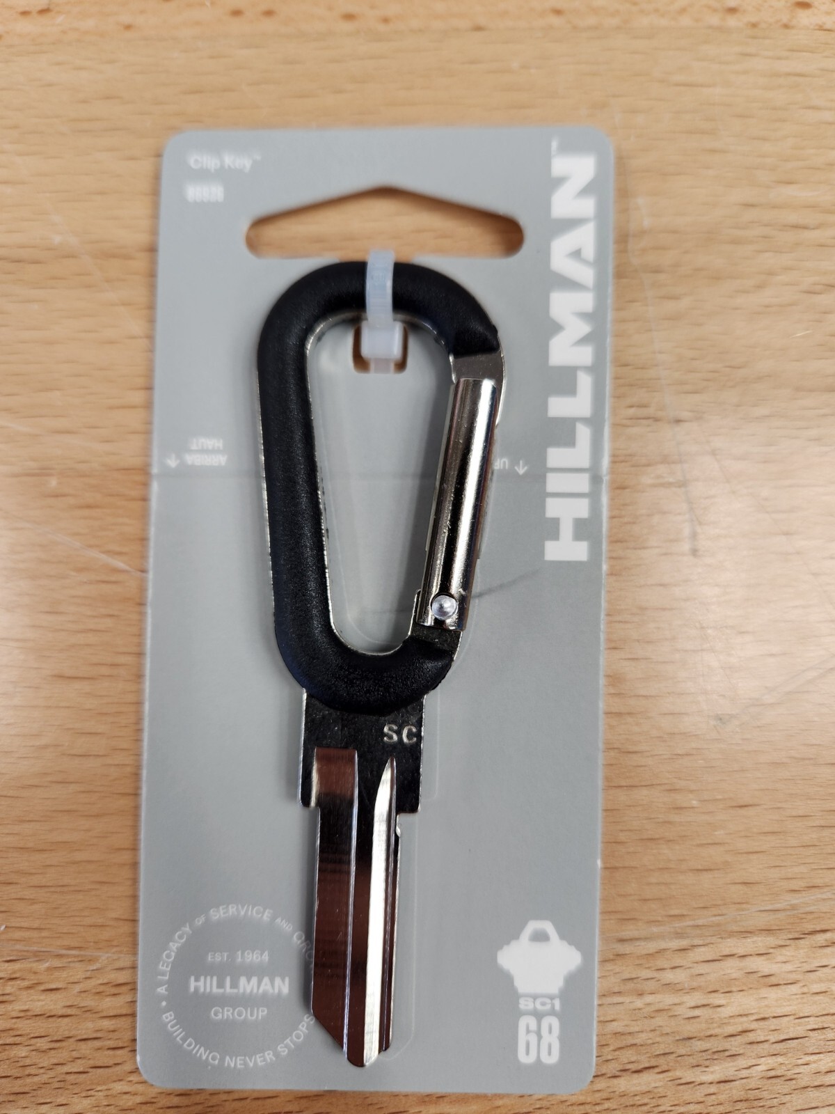 2-IN-1 BLACK CARABINER SCHLAGE SC1 KEYBLANK - READ DETAILS BELOW