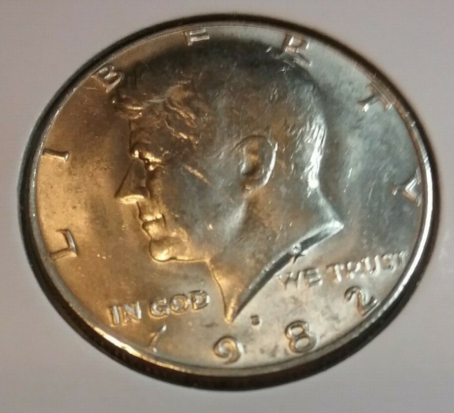 1982 Kennedy D Half Dollar - BU - Uncirculated