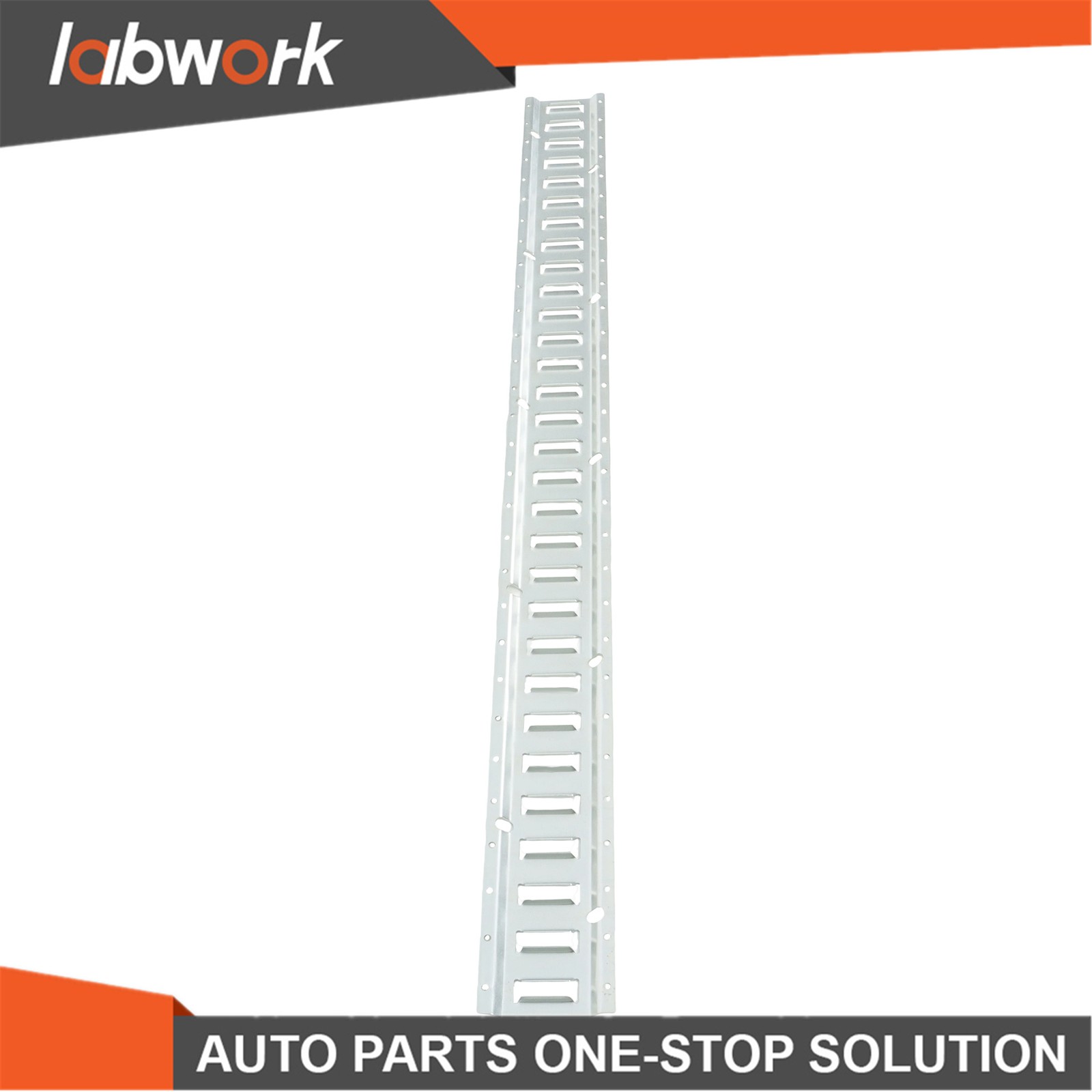 10 Pack 5' Long E-Track Rail, Galvanized Silver For Garage & Trailer Steel