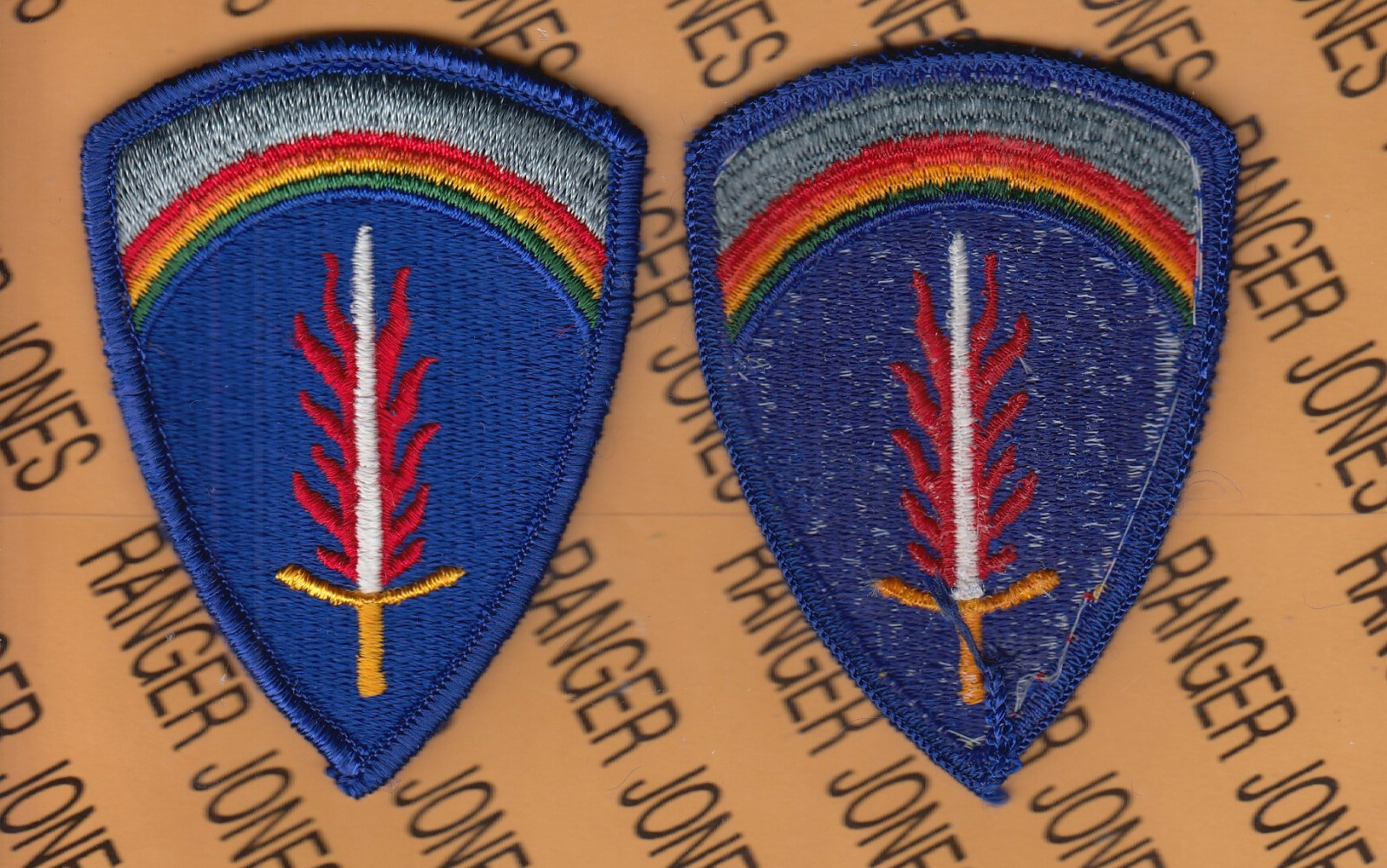 US Army in Europe USAEUR dress uniform patch ~3.25" m/e