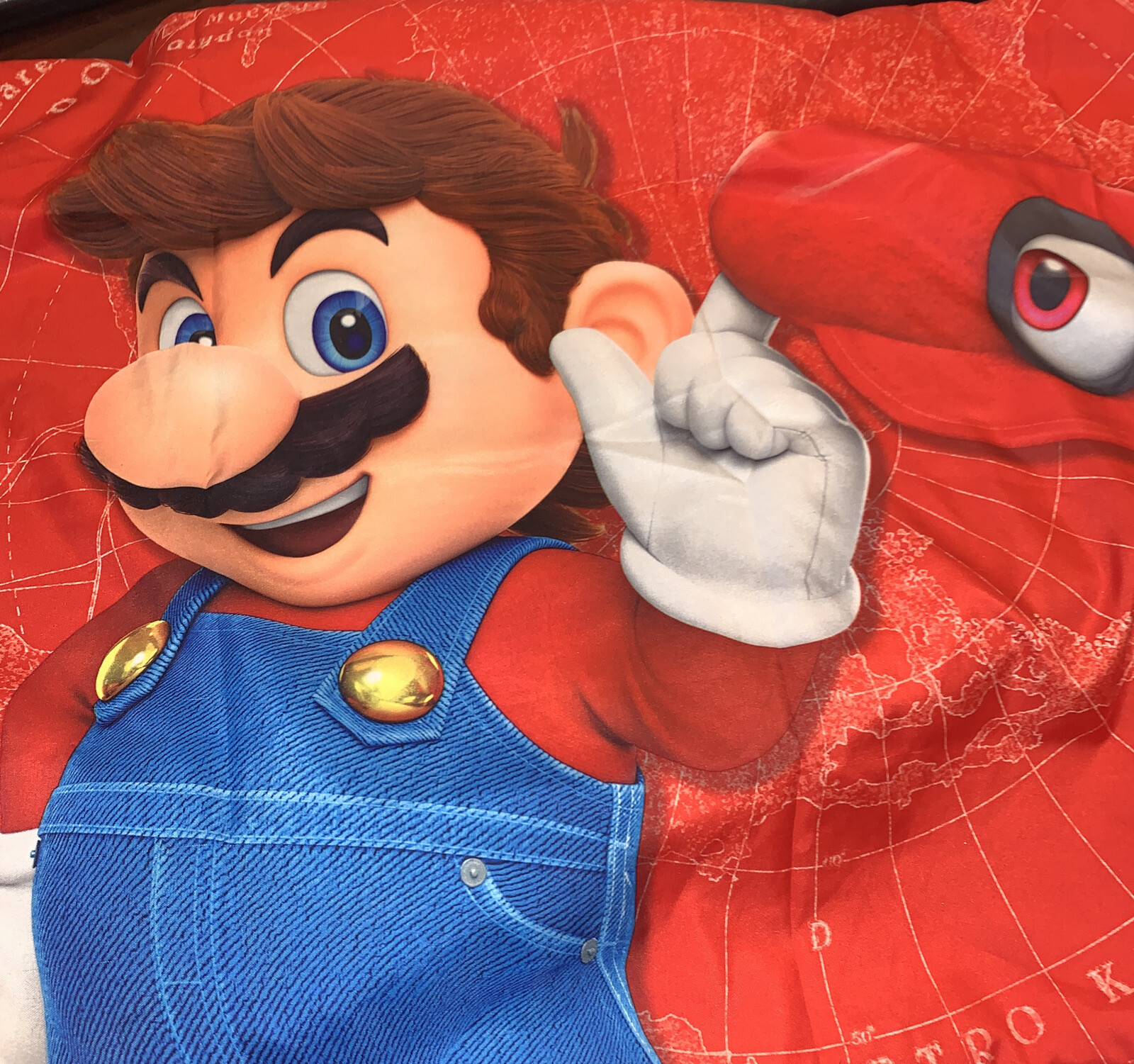 SUPER MARIO standard pillowcases Set Of 2 Crazy Cap