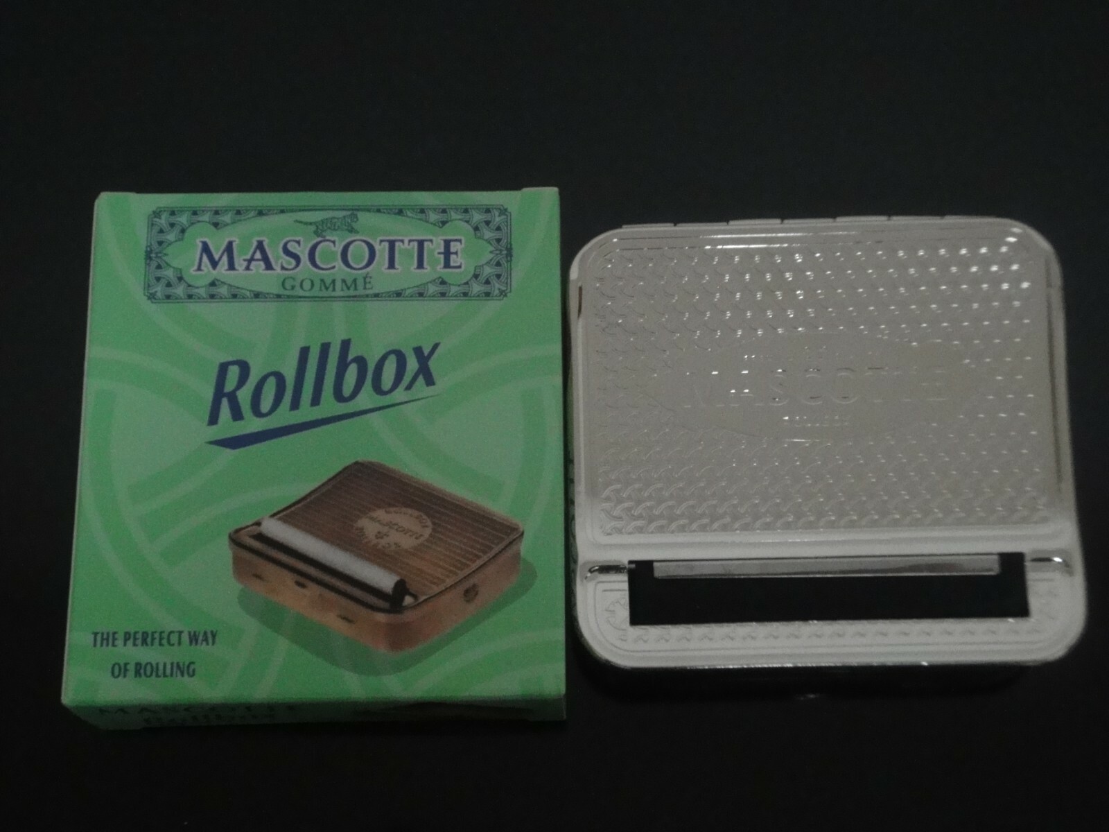 Mascotte 70mm Roller Roll Automatic Cigarette Tobacco Rolling Machine Box #03