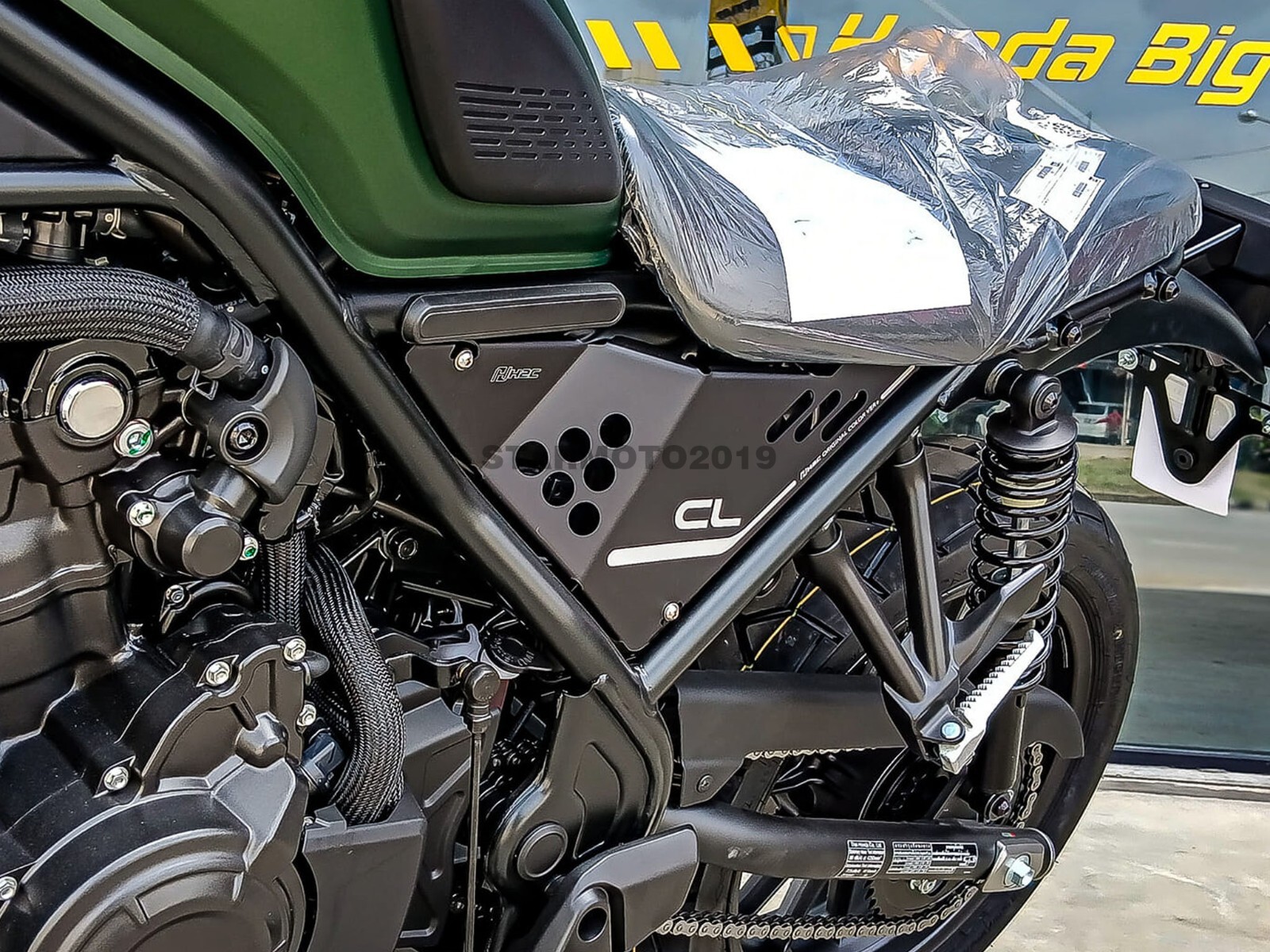 SIDE COVER FIT FOR HONDA CL500 CL300 ALUMINIUM BLACK L/R NEW 2023