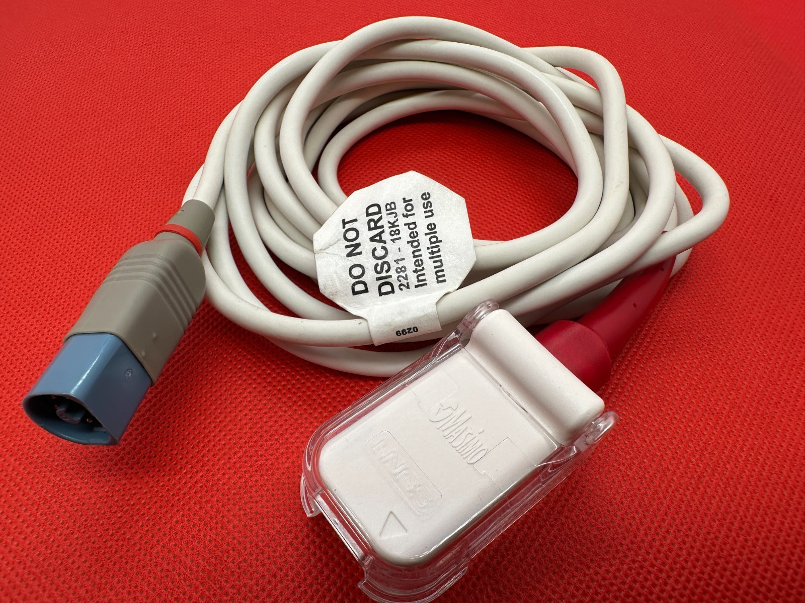 Genuine Masimo 2281 Philips SpO2 Extension Cable D-Connect LNCS - 10FT  / 3 m
