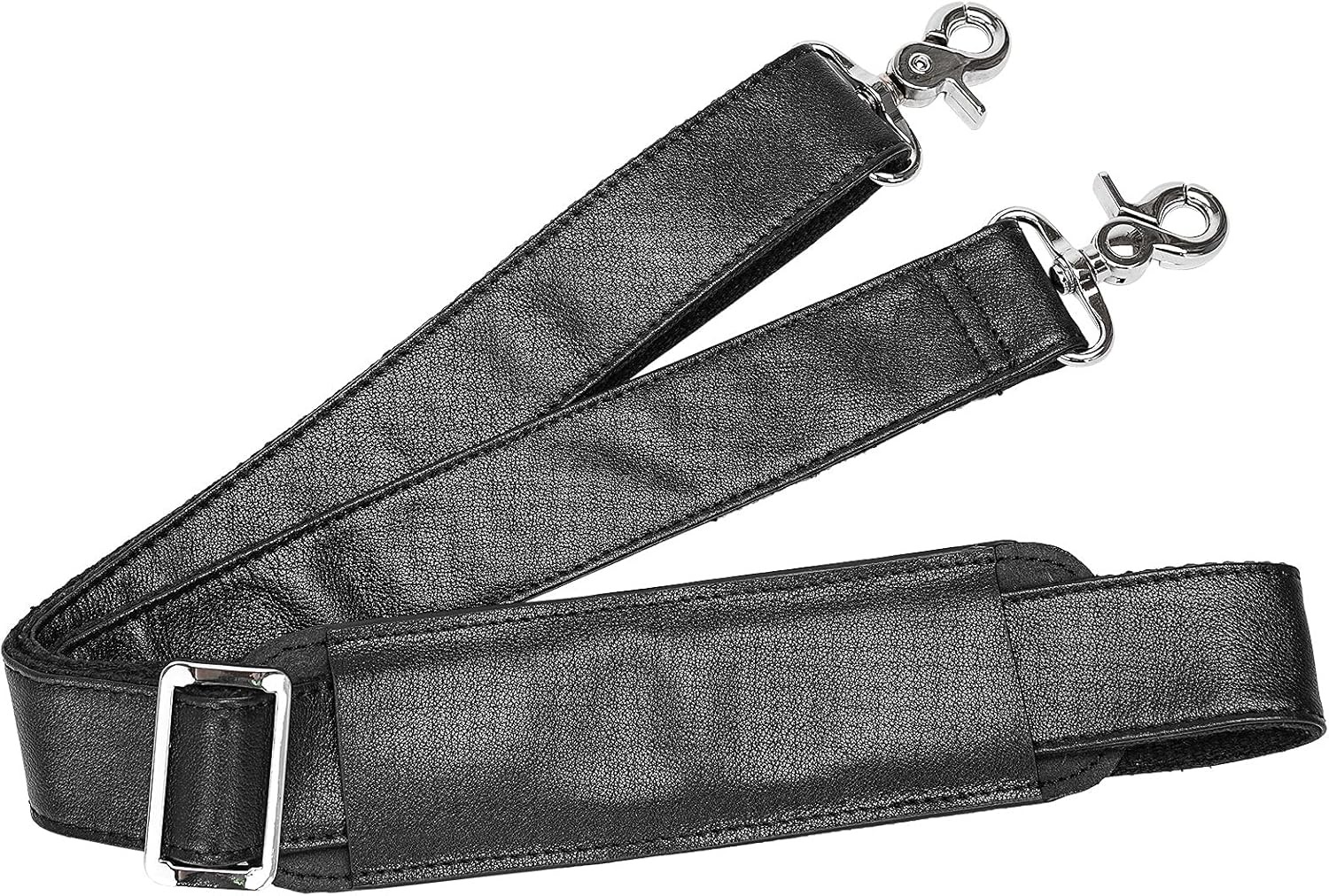 Full Grain Leather Shoulder Strap - Replacement Bag Straps for Laptop Briefcase