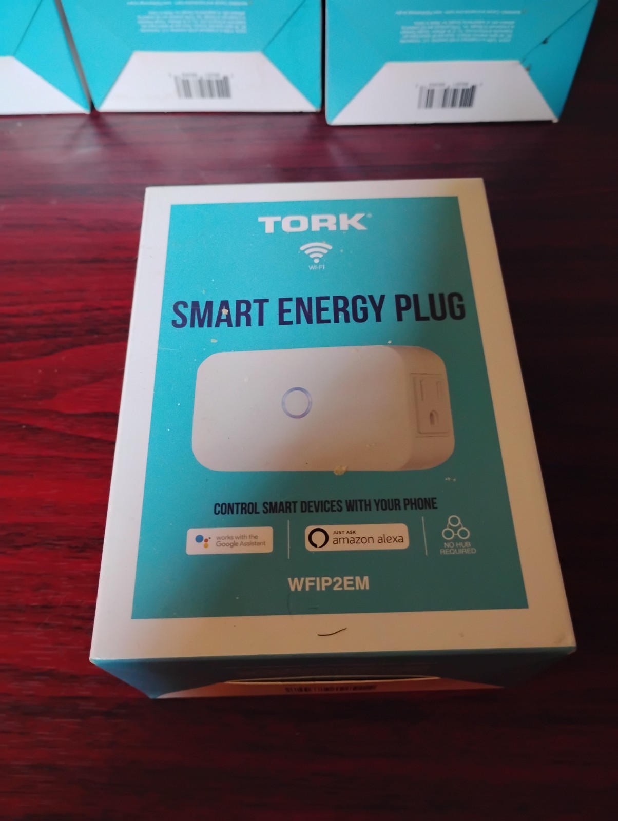 Tork Smart Energy Plug WFIP2EM Wi-Fi Dual Outlet Energy Monitoring Alexa NEW
