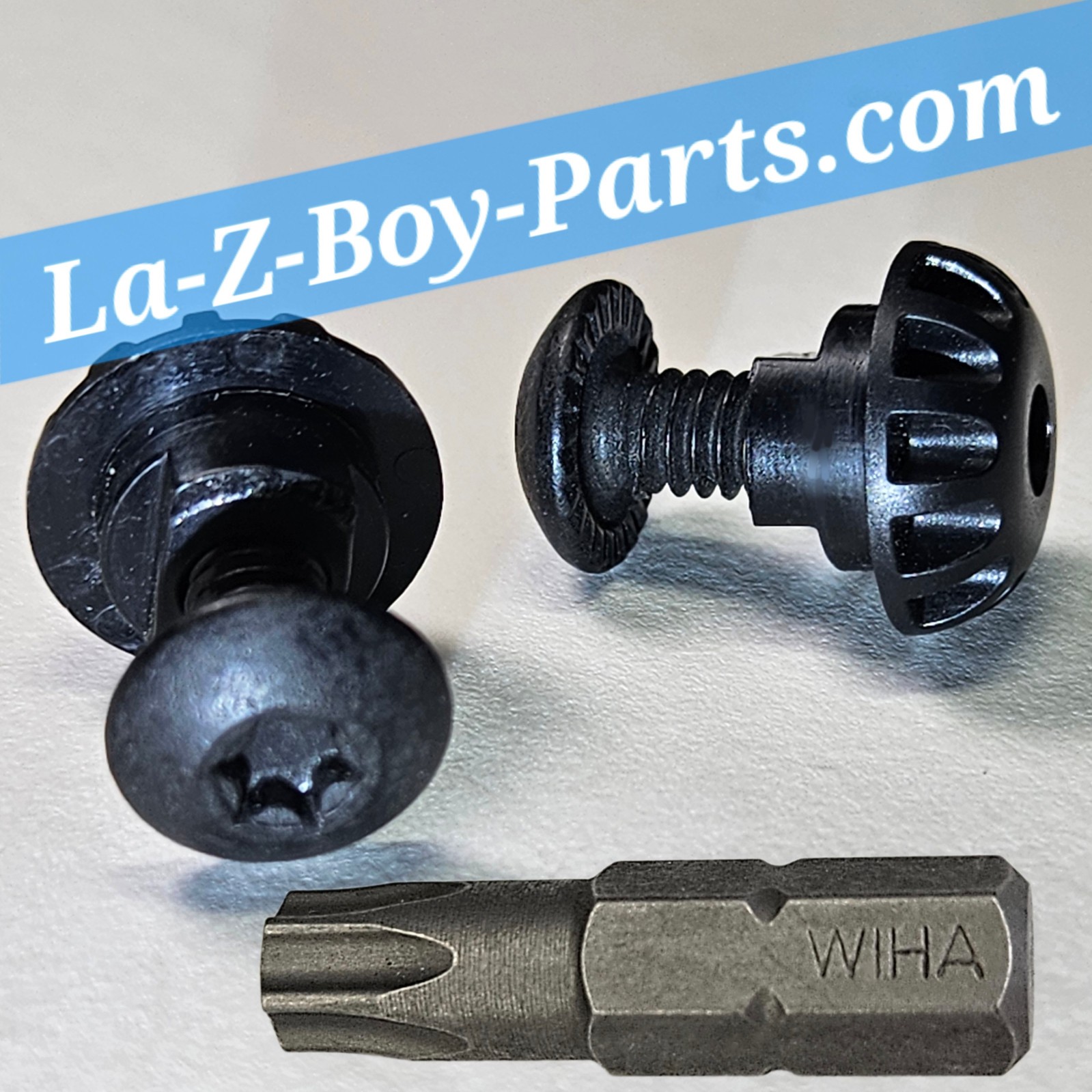 La-Z-Boy Recliner Foot Rest Screw Bolts Plastic Grommet Set OEM LAZY BOY PARTS