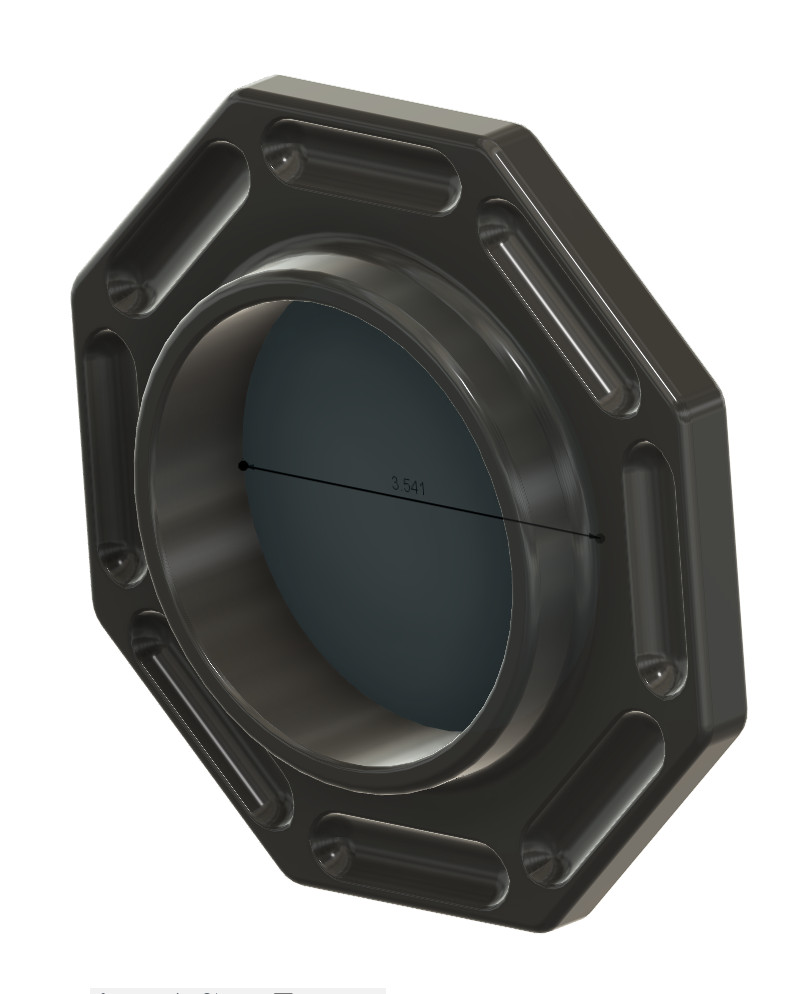 at4 M136 demilled front muzzle only Black non painted 3d printed prop
