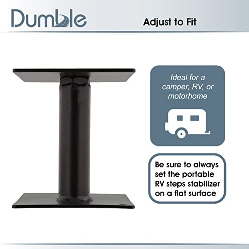 RV Step Stabilizer - 4-8in Adjustable Height Step Tool with 1000lb Load