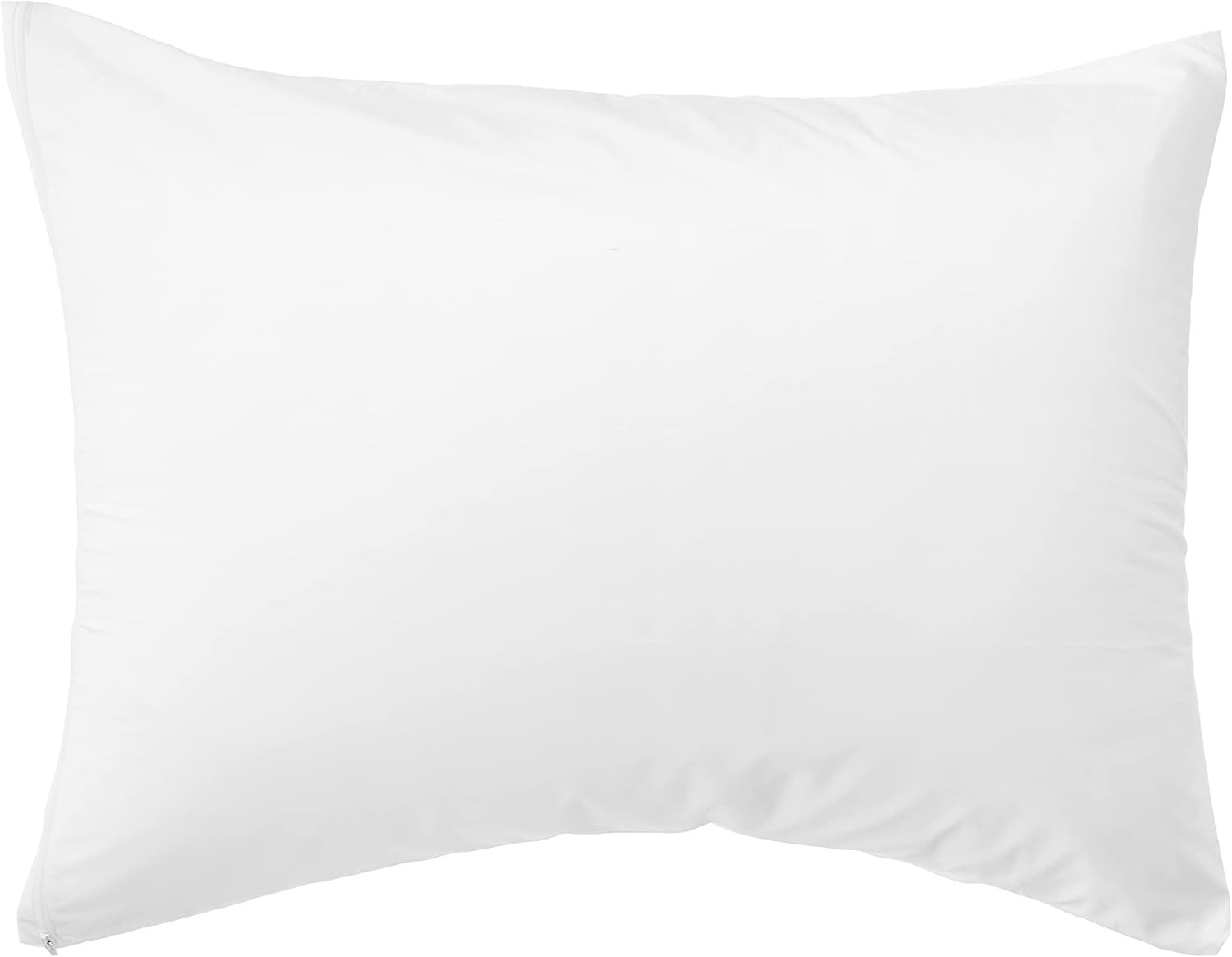 Noiseless 100% Cotton Pillow Protectors 2 Pack Standard Zippered 300 Thread