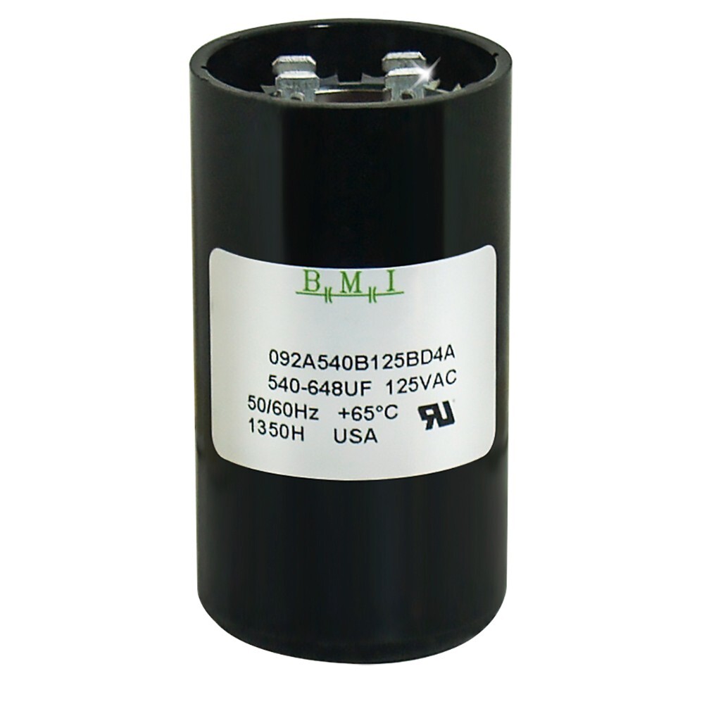 BMI 540-648 uF Mfd 125 Vac Start Capacitor replaces 61B7D120540NNME