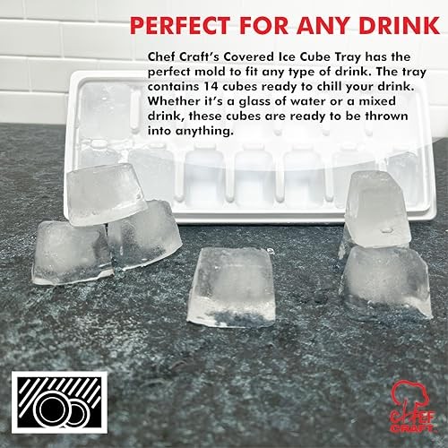 Chef Craft Ice Cube Tray with Lid