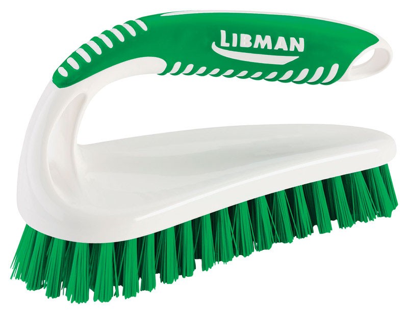 Libman 57 White Plastic Power Wall & Floor Scrub Brush 6-1/4 L in. (Pack of 6)
