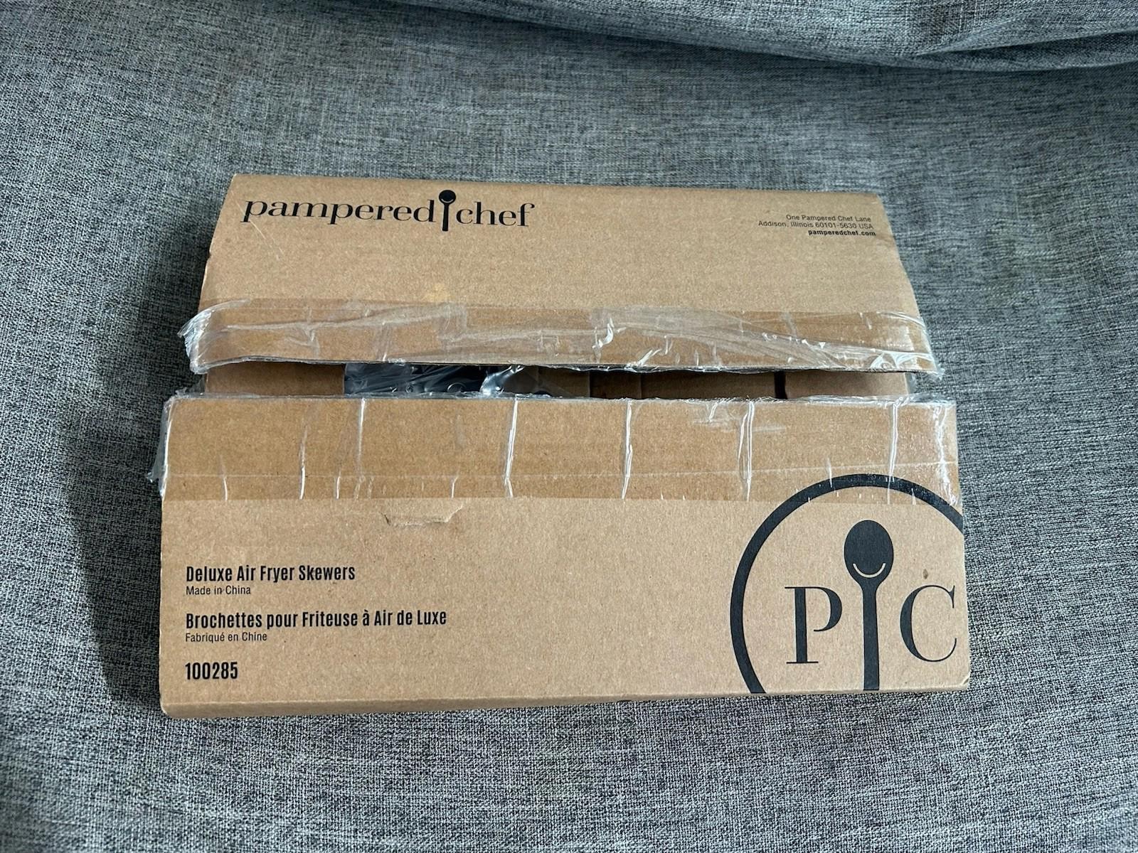 Pampered Chef Deluxe Air Fryer Skewers 100285 Open Box