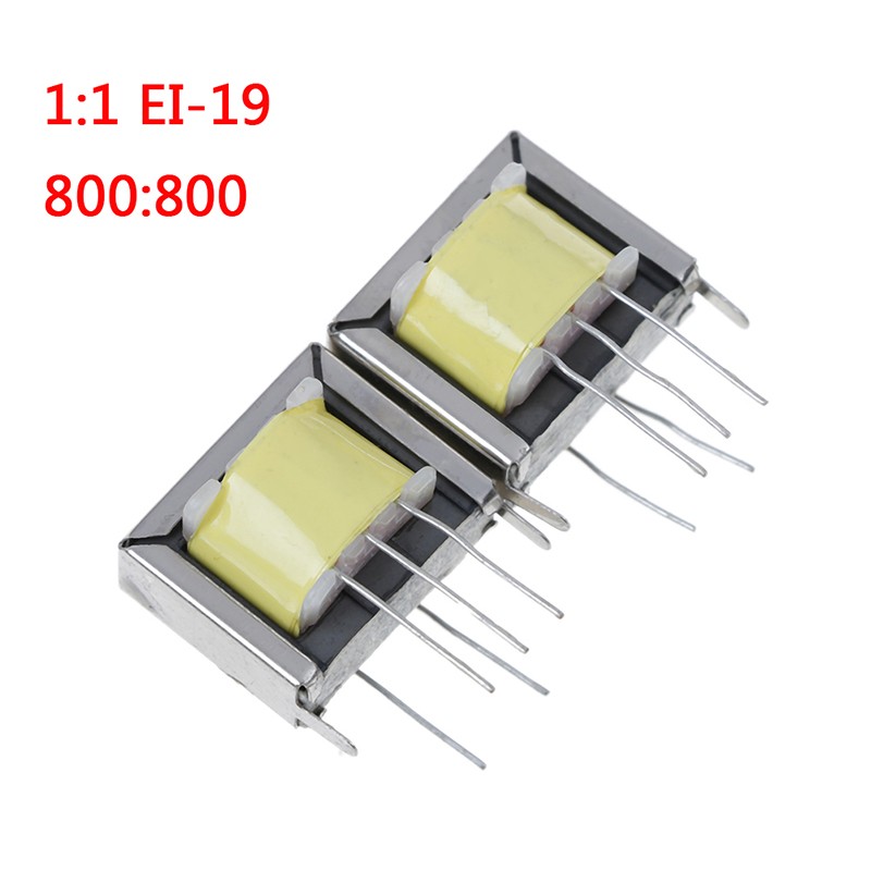 2Pcs audio output transformer 1:1 EI-19 EI19 800:800 higNWU-cx