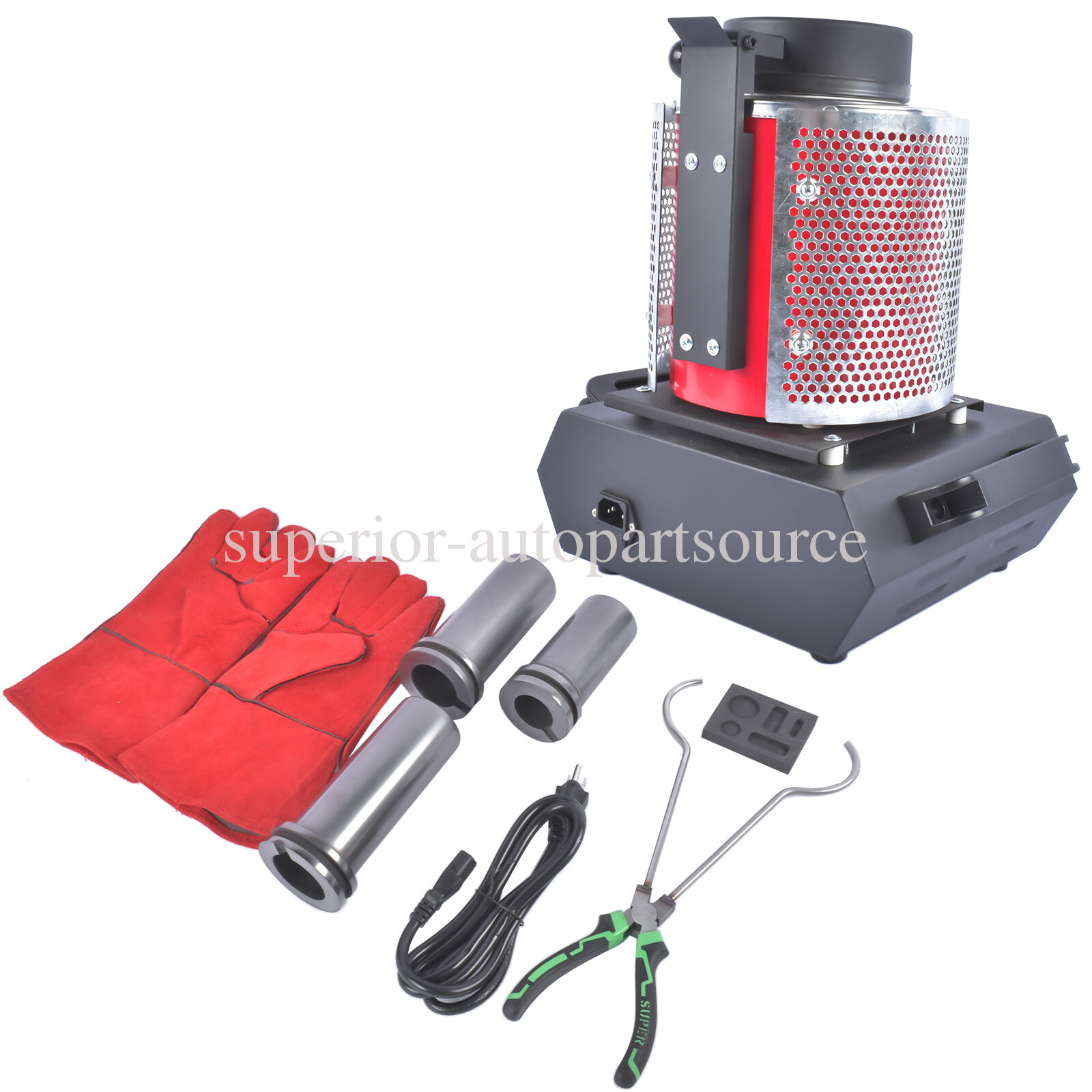 Electric Gold Melting Furnace 1100°C/2012°F for Selting Metals w/heat Shield