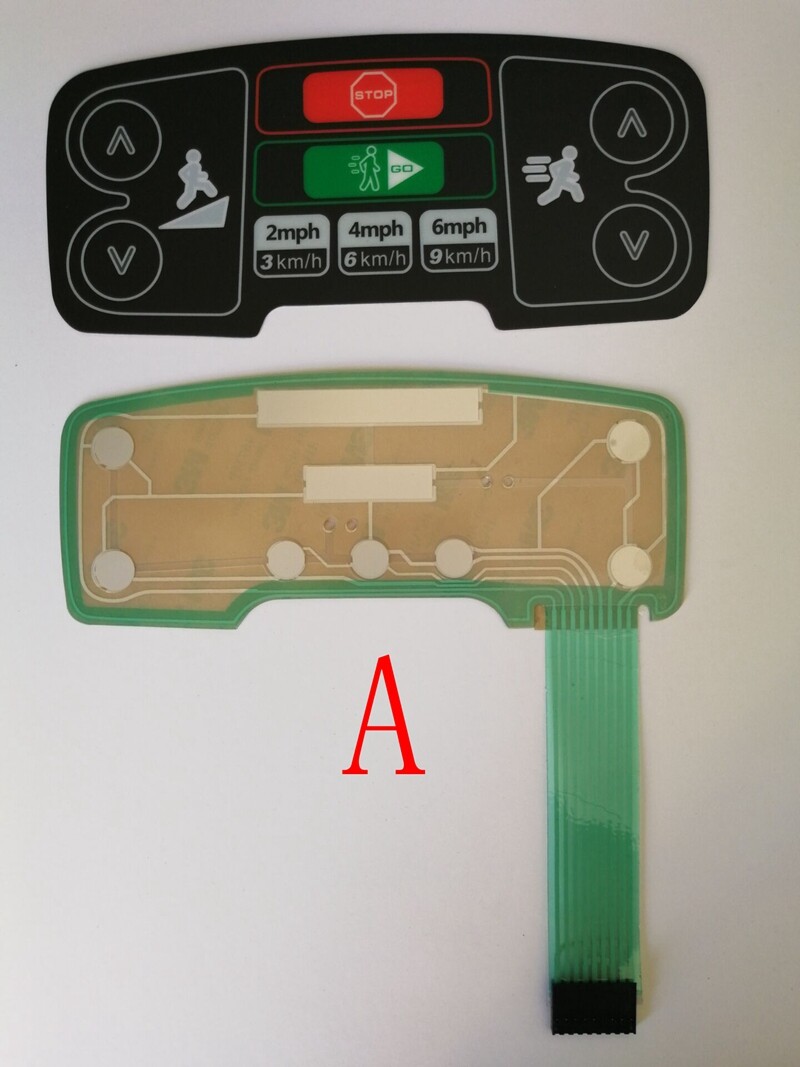 1PCS NEW FOR  95TE/A 95T ast S3 treadmill button panel membrane switch ( A )