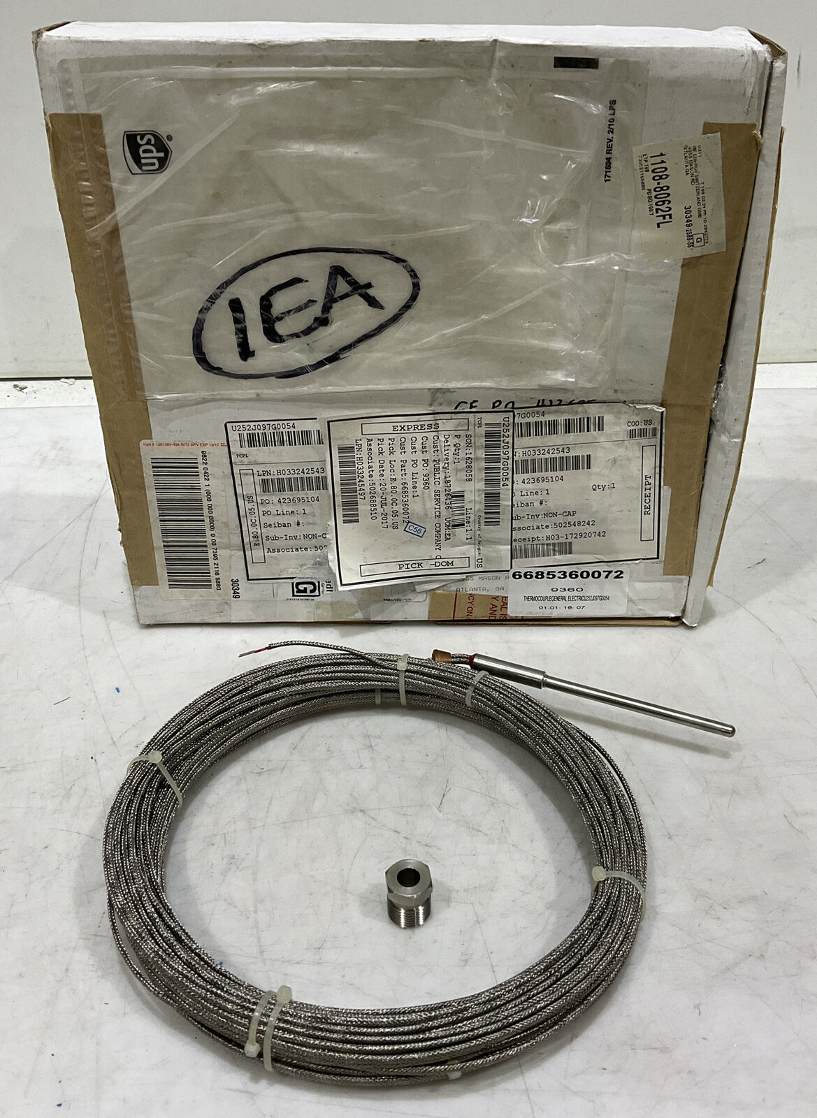 GENERAL ELECTRIC U252J097G0054 THERMOCOUPLE 373