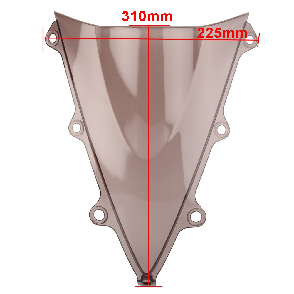 black Motorcycle Double Bubble Windshield Windscreen For Honda CBR 300R 2014-20