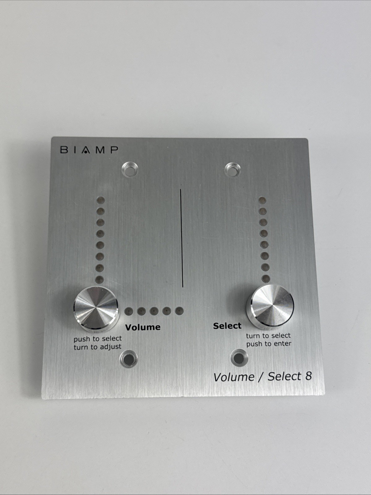 BIAMP VOLUME/SELECT 8 Control Module Used Working