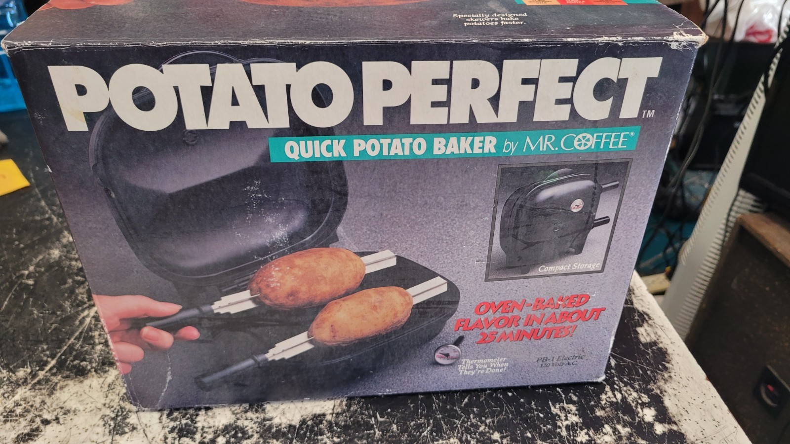 Vintage Potato Perfect Quick Potato Baker Cooker By Mr Coffee