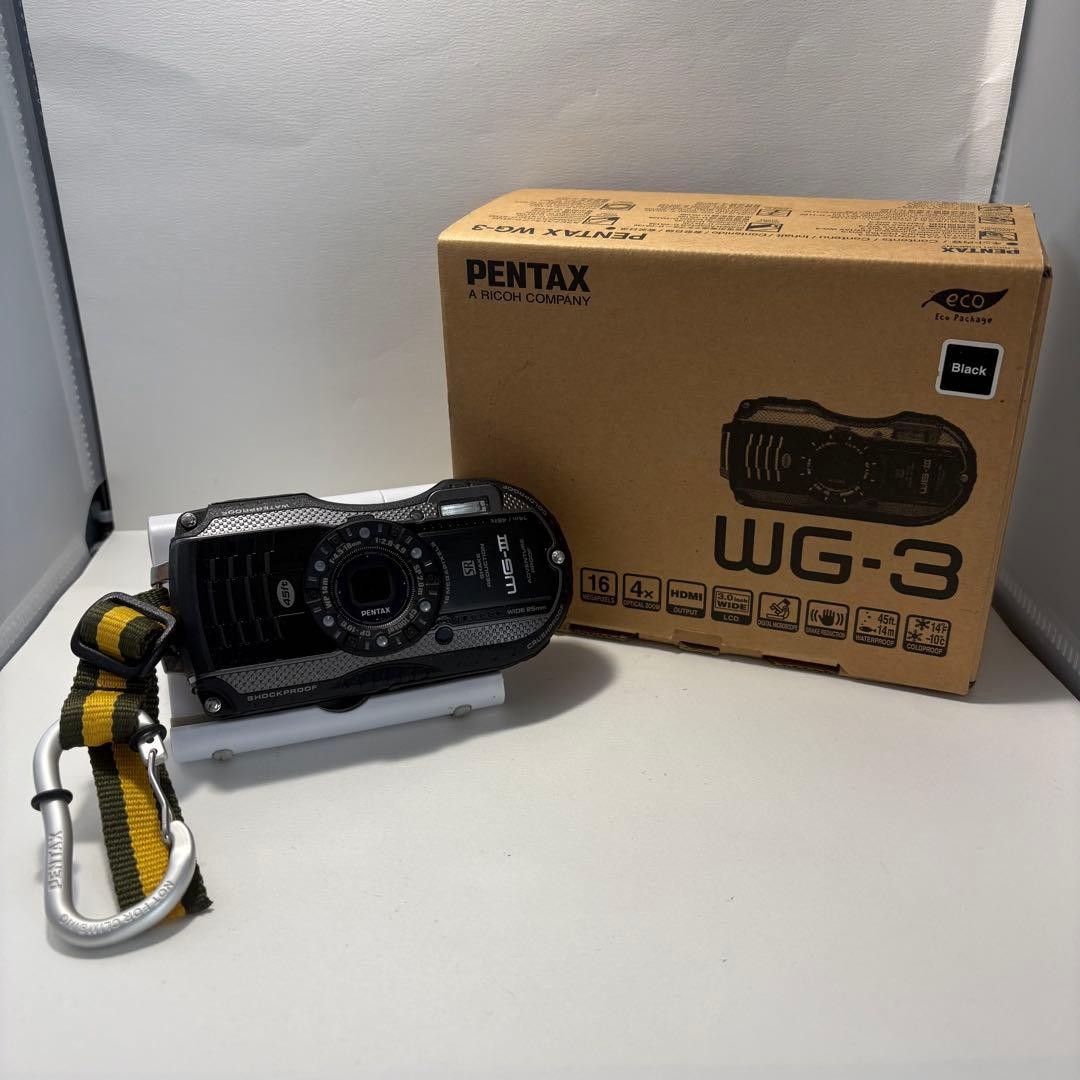 PENTAX OPTIO WG-3 Digital Camera Tested Excellent Condition Accessories Included