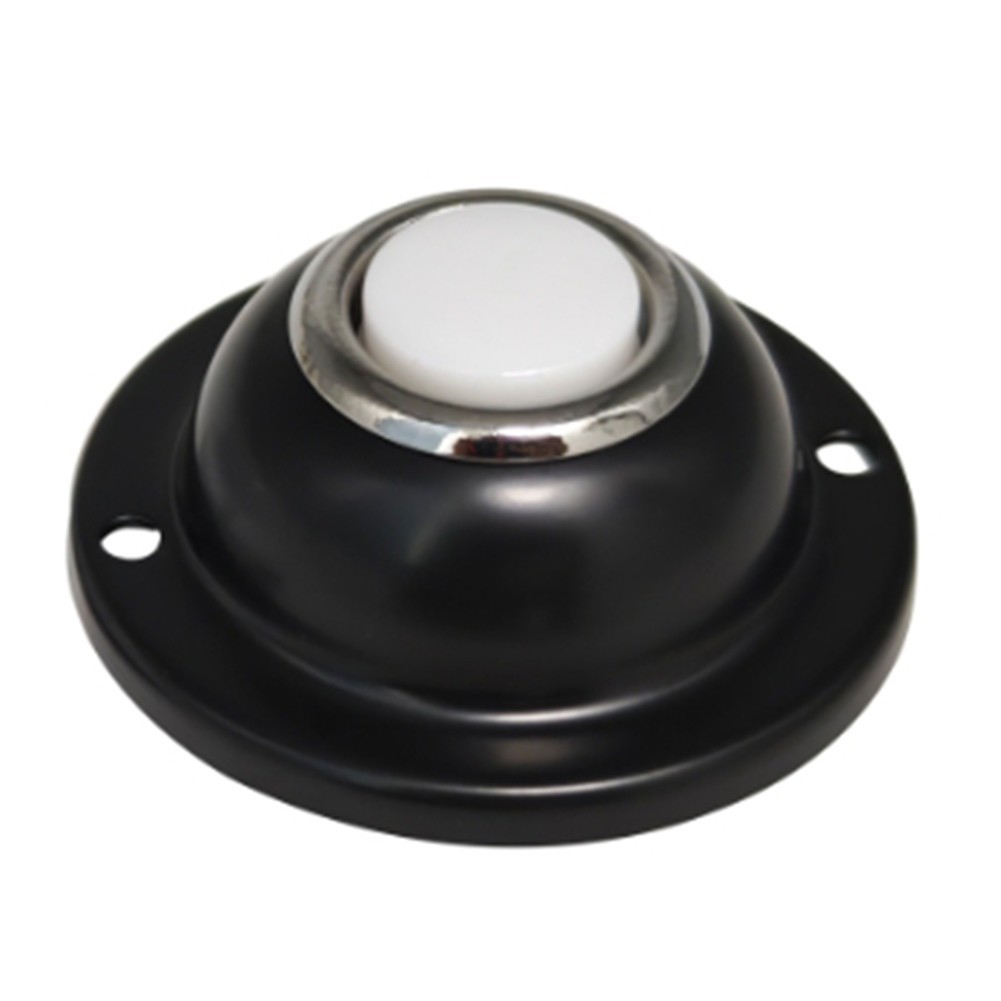 24V 0.5A Round Metal Doorbell Button Switch with Always-On LED Light Feature