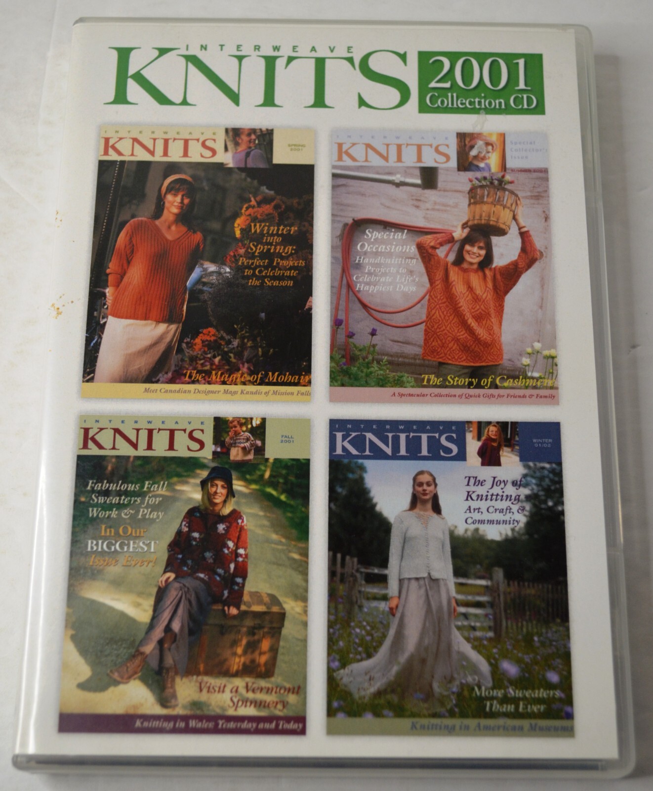 2011 INTERWEAVE KNITS 2001 COLLECTION CD ROM REQUIRES COMPUTER