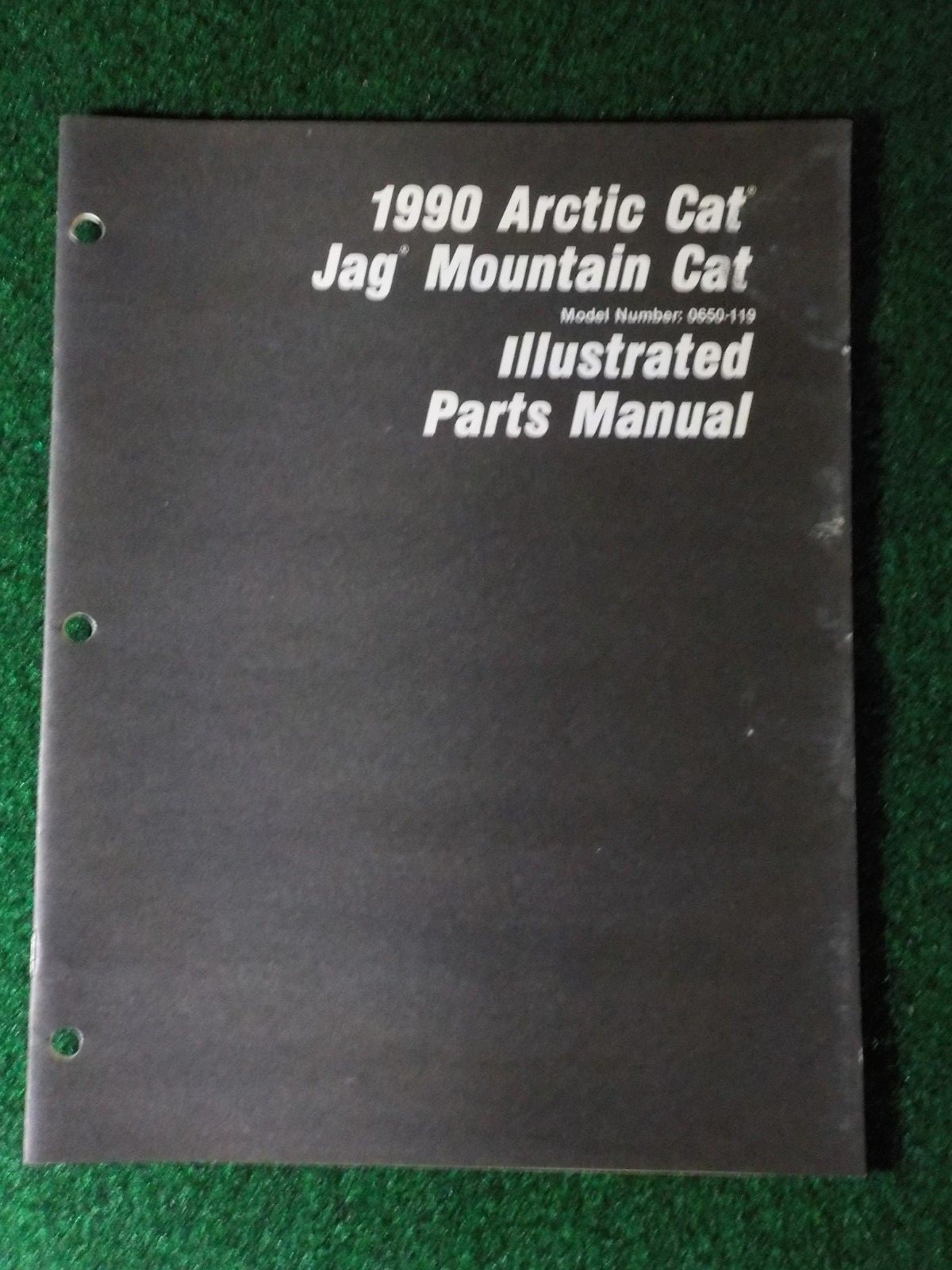 1990 Arctic Cat Snowmobile Illustrated Parts Manual Jag Mountain Cat 0650-119