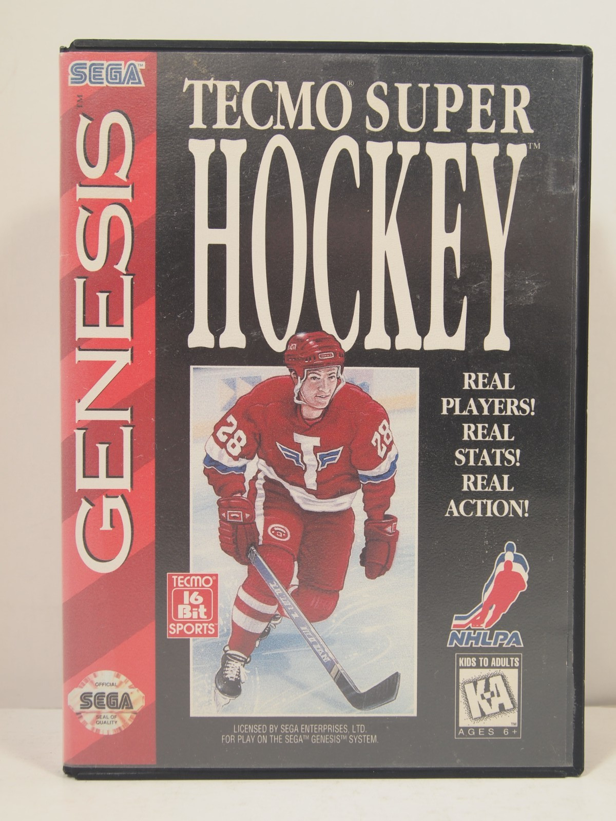 Tecmo Super Hockey Case (SEGA Genesis) Authentic BOX ONLY