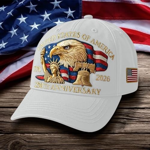 250th Anniversary USA Commemorative Adjustable Baseball Cap