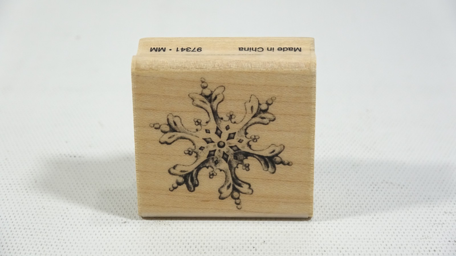 Inkadinkado Rubber Stamp Christmas Snowflake 97341 MM