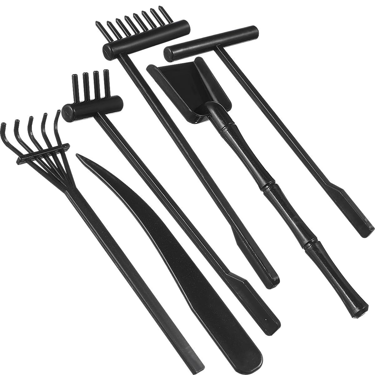 6pcs Mini Zen Garden Rake Tool, DIY Sand Zen Garden Tools for Office, Elegant...