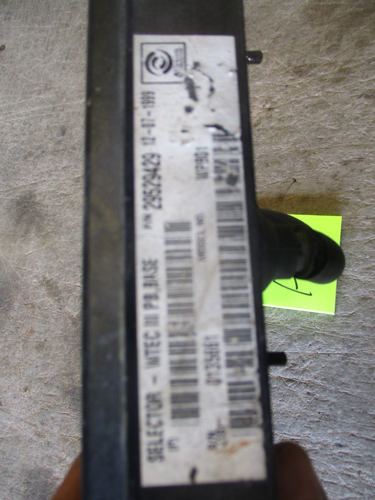 Used Allison Push-Button Selector WTEC III PB, Base, 29529429, Untested