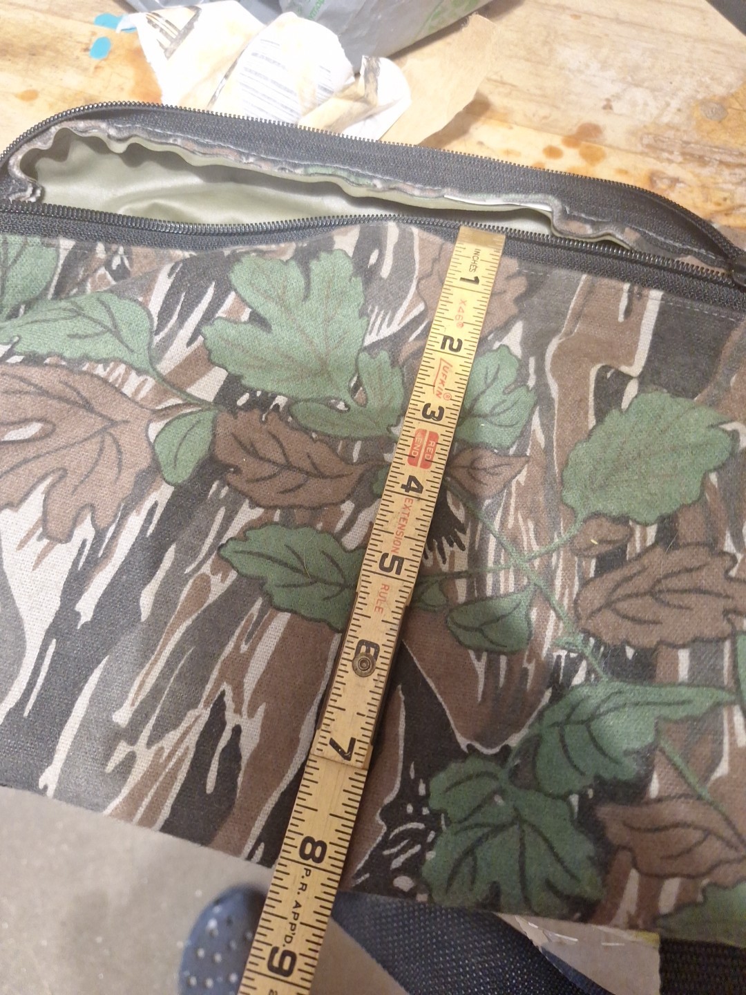 Vintage Extra Large Camo Fanny Pack Waist Made In USA Hunting Realtree