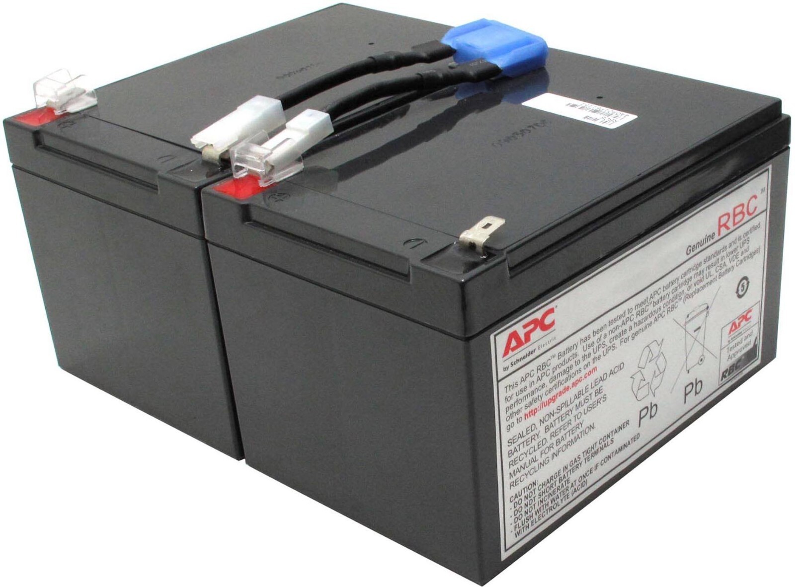 RBC6 APC Battery for APC Smart UPS 700 - 1000 - 1500 - APC Back UPS Pro 1000