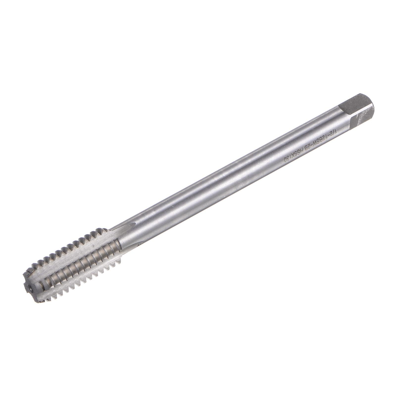 Male Milling Thread,1/2-12 BSW 4 Straight Groove,5" Length