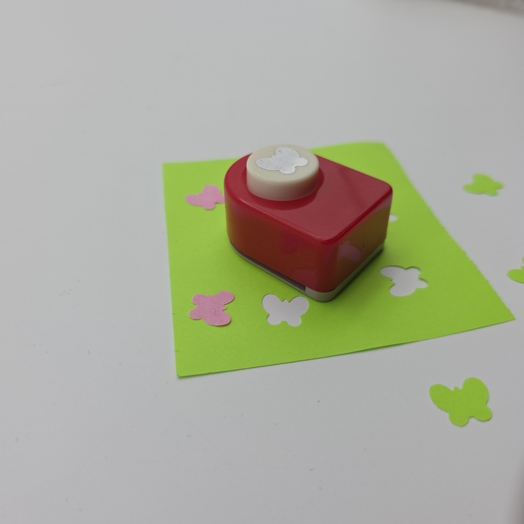 Vintage Hole Punch Butterfly