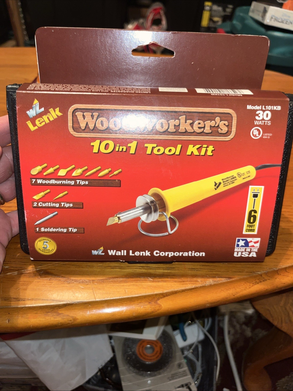 WALL LENK WOODWORKER'S 10 IN 1 TOOL KIT MODEL L101KB