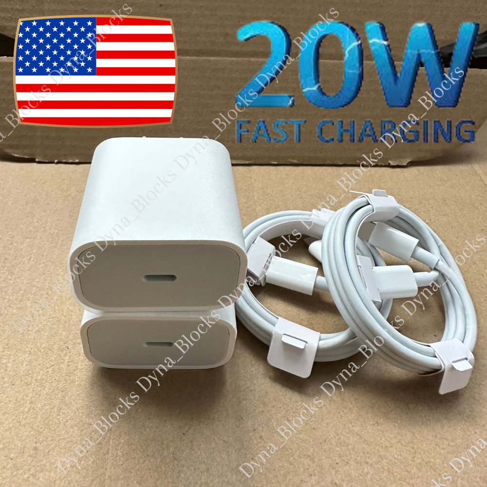 For iPhone 12 13 14 11 Pro Max iPad Fast Charger 20W Cable Power Adapter Type C