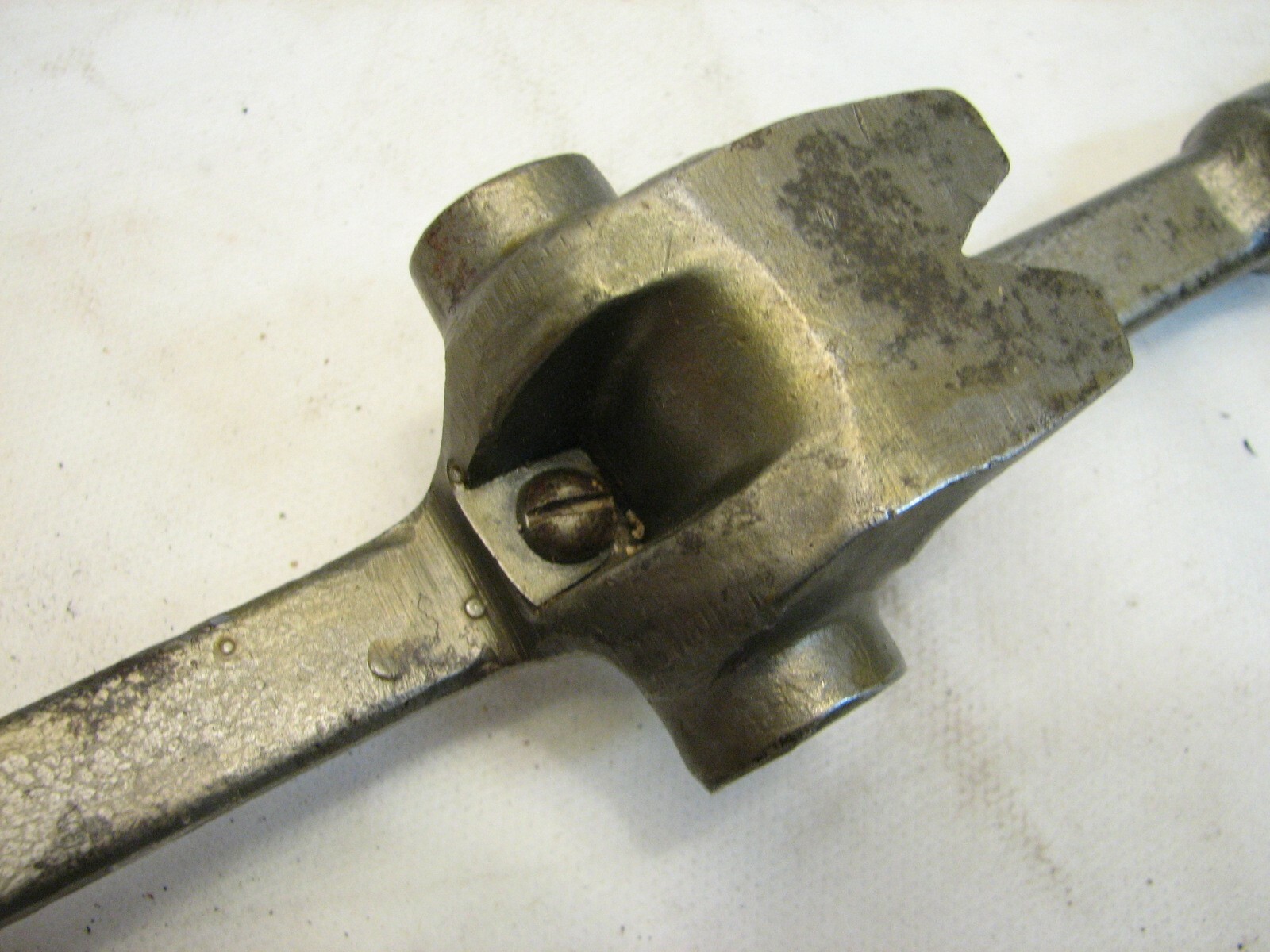 Antique Unusual Crate Opening Tool Hammer Claw Pry Bar