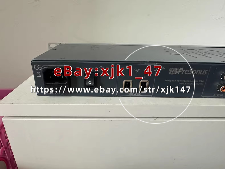 PreSonus+96kHz+eight channel voice amplifier, functioning properly /xjk