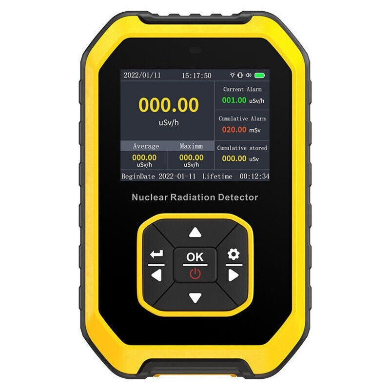 Geiger Counter Tube Nuclear Radiation Detector X-Ray β γ Dosimeter Monitor A