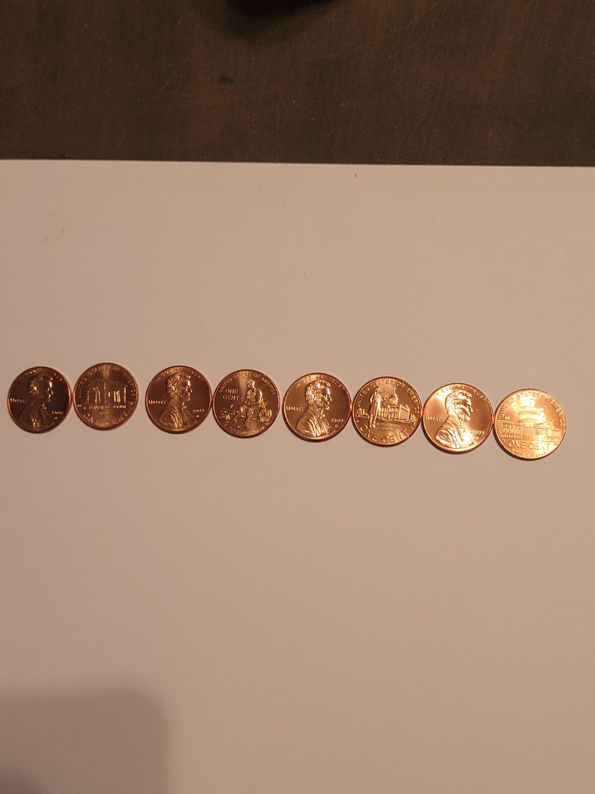 Lincoln Commemorative 2009 Pennies