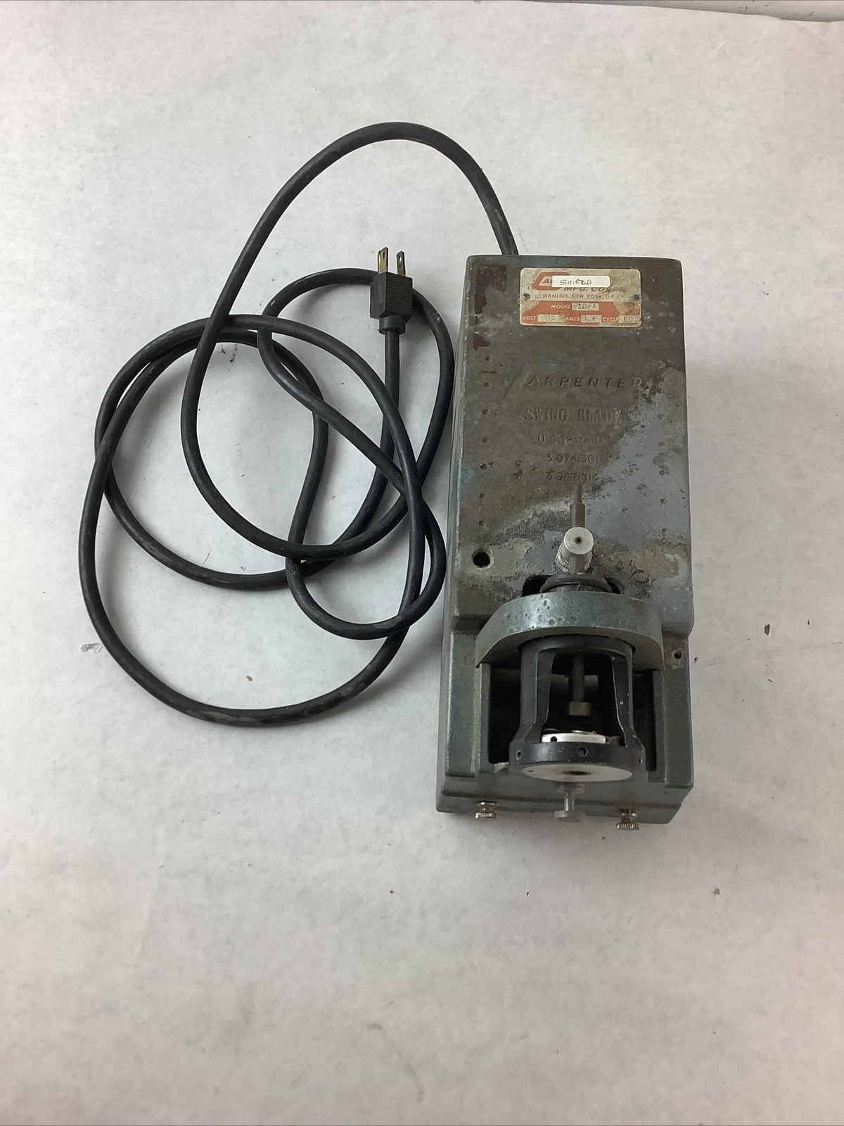 Carpenter 70-A Rotary Swing Blade Wire Stripper 3074301 115v 1.4a USED