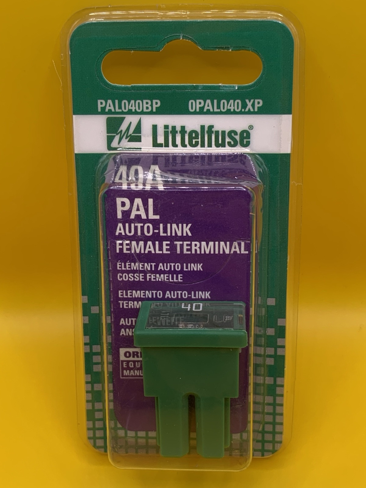 Littelfuse 40A PAL ( PAL040BP ) OPAL040.XP  Auto-link Female Terminal Fuse